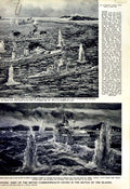 Old Vintage Print 1952 Ships War Rotoiti Taupo Bataan Belfast Mounts Bay 20th