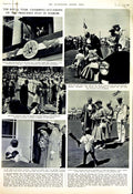 Old Vintage Print 1952 Princess Elizabeth Salem Nairobi Edinburgh Kenya 20th