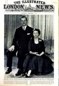 Original Old Vintage Print 1952 Princess Elizabeth Duke Edinburgh Ismailia War