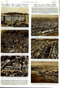 Old Vintage Print 1952 New Zealand Wellington Napier Auckland Zululand 20th