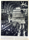 Original Old Vintage Print 1952 King George Vi Funeral Hyde Park Queen Windsor