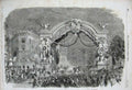 Old Antique Print 1855 Prince Napoleon Rouville Triumphal Arch Italiens 19th