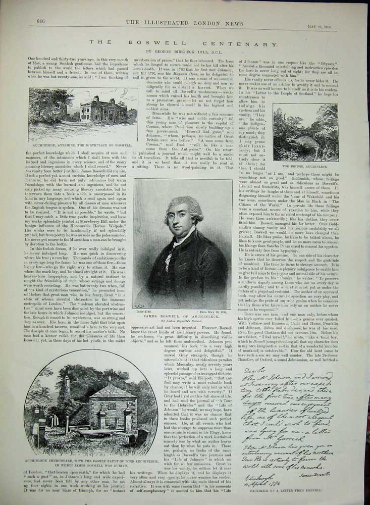 Antique Print Ref.875 1895 Military Tournament Agricultural Boswell Church