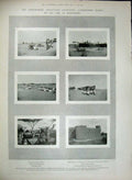 Antique Old Print 1902 Ship Wrecks Duel Dion Paris Wadamagoa Bohotle Fort 20th