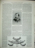 Original Old Antique Print 1889 Royal Wedding Athens Cathedral Burgess Barratt