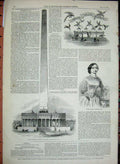 Old Antique Print 1850 Sheet Music We Never Met Again Washington Emillie 19th