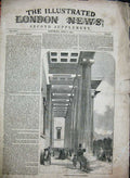 Antique Old Print 1851 Theatre Fidelio Carriole Ship Duplex Rudder Museum 19th