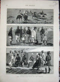 Antique Old Print 1898 Battle Atbara Mahmoud Wingate War Highlanders Army 19th