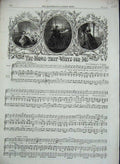 Original Old Antique Print 1864 Sheet Music The Home That Waits For Me Balfe