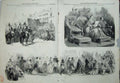 Old Antique Print 1846 Opening Houses Parliament Robing Room Lords Queen 19th