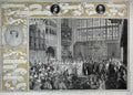 Old Antique Print 1887 Wedding Prince Wales Alexandria Windsor Prussia 19th