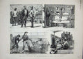 Old Antique Print 1879 Zulu War Ship Russia Officers Weapons Bay Biscay 19th