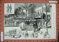 Original Old Antique Print 1882 Egypt War Cairo Arabi Pasha Siers Gendarme 19th