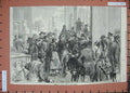 Original Old Antique Print 1873 Berlin Germany Museum Art Statue Sculpture 19th