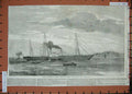 Old Antique Print 1855 Her Majesty New Steam Yacht Victoria Albert Ship 19th