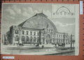Old Antique Print 1886 Addison Road Station Agricultural Hall Kensington 19th