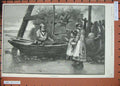 Old Antique Print 1892 Fathers Boat Man Little Children Knowles Fine Art 19th