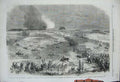 Original Old Antique Print Civil War America 1862 Siers Centreville Federals