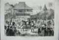 Original Old Antique Print 1876 War Herzegovina Ashi-Bazouks Baynaluka Siers