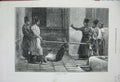 Old Antique Print 1872 Scene Bastinado Persia Native Men Sticks Torture 19th