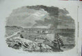 Old Antique Print 1856 Norfolk Island Flagstaff-Hill Pitcairn Islanders 19th