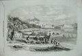 Original Old Antique Print 1857 Screw Steam Ship War Royal Sovereign Portsmouth