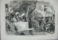 Old Antique Print 1876 Royal Visit India Shahzadah Gwalior People Natives 19th