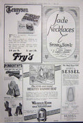 Original Old Vintage Print Advertisement 1922 Harvey Nichols Shaftesbury Fry'S