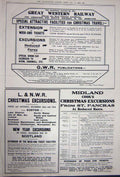 Old Vintage Print Advertisement 1922 Electric Lamps Railway G.W.R Train 20th
