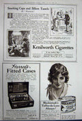 Old Vintage Print Advertisement 1922 Citroen Crossley Harrods Cigarettes 20th