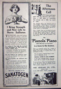 Old Vintage Print Advertisement 1922 Vauxhall Car Vichy Water Sanatogen 20th