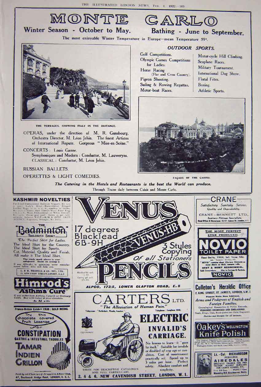 Old Vintage Print Advertisement 1922 Hooper Coachwork Pencils Carriage 20th