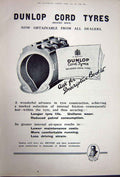 Old Vintage Print Advertisement 1922 Crossley Straker Motor Cars Dunlop 20th
