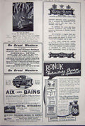 Old Vintage Print Advertisement 1922 Talbot Motor Car Ronuk Polish Heath 20th