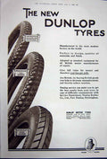 Old Vintage Print Advertisement 1922 Benz Motor Car Sunbeam Dunlop Tyres 20th