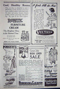 Original Old Vintage Print Advertisement 1922 Cigarettes Cream Linen Clothing