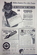 Old Vintage Print Advertisement 1922 Master Gramaphone Motor Oil Cream 20th