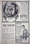 Original Old Vintage Print Advertisement 1922 Eno'S Fruit Salt Debenham Tatler