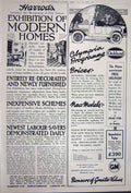 Original Old Vintage Print Advertisement 1922 Harrods Homes Oakland Motor Cars