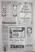 Original Old Vintage Print Advertisement 1922 Necklace Zenith Anzora Robinson