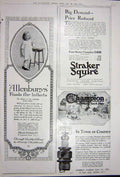 Original Old Vintage Print Advertisement 1922 Allenbury Champion Plugs Straker