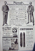 Old Vintage Print Advertisement 1922 Harrods Lawn Mowers Criterion Store 20th