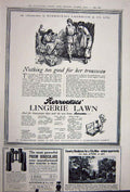 Original Old Vintage Print Advertisement 1922 Horrockses Aitchison Binoculars