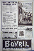 Original Old Vintage Print Advertisement 1922 Bovril Toffee Custard Bungalows