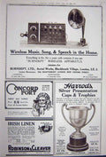Original Old Vintage Print Advertisement 1922 Harrods Silver Robinson Burndept