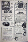 Old Vintage Print Vickery Antexema Sunbeam Distemper Advertisement 1922 20th