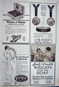 Old Vintage Print Advertisement 1922 Fry'S Chocolate Wrights Soap Vickery 20th