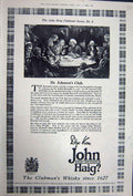 Antique Print Ref.878 Advertisement 1922 John Haig Whisky Distillers London