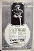 Old Print Ref.886 Advertisement 1922 Ovaltine Tonic Food Beverage London