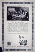 Antique Print Ref.891 Advertisement 1922 John Haig Scotch Whisky Distillers